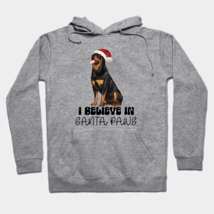 Santa Paws Rottweiler Dog Rottie Santa Shirt Hoodie